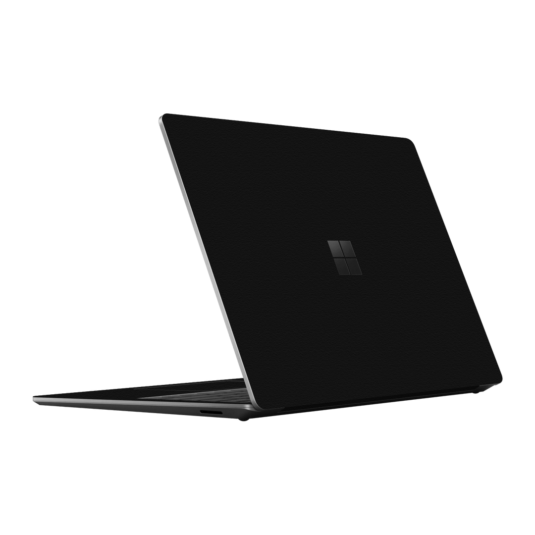 Microsoft Surface Laptop 5, 13.5” Luxuria Raven Black Matt 3D Textured Skin Wrap Sticker Decal Cover Protector by EasySkinz | EasySkinz.com