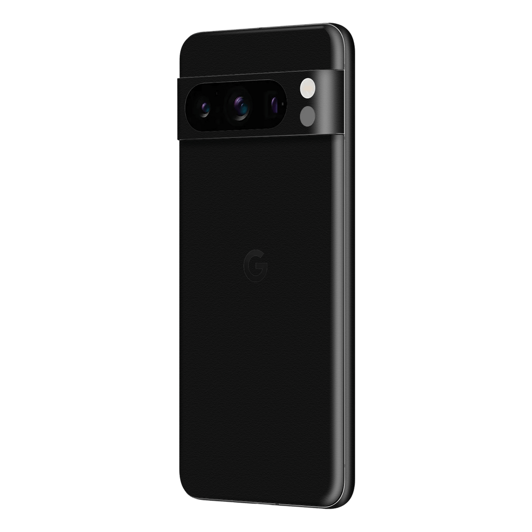 Google Pixel 8 PRO (2023) Luxuria Raven Black 3D Textured Skin Wrap Sticker Decal Cover Protector by EasySkinz | EasySkinz.com