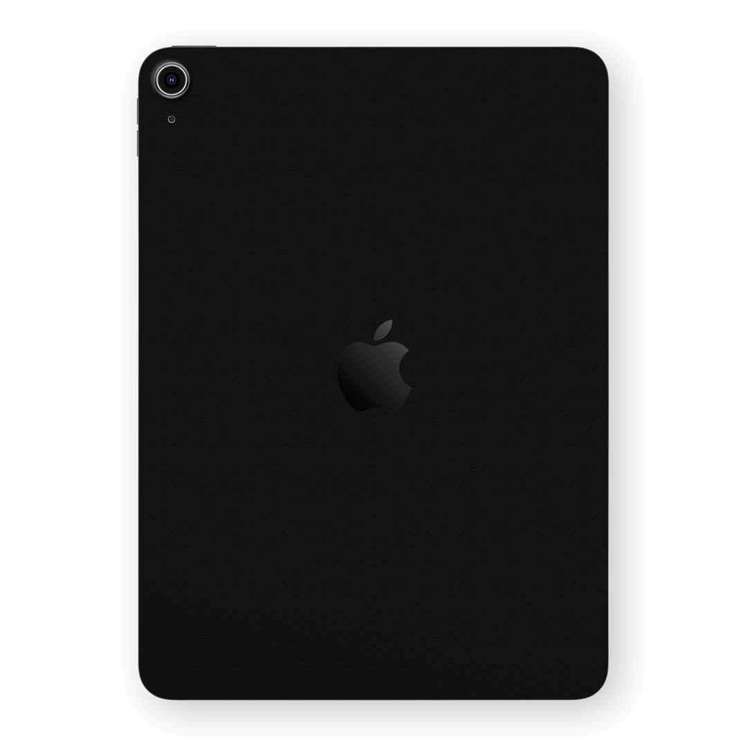 iPad 10.9” (10th Gen, 2022) Luxuria Raven Black Matt 3D Textured Skin Wrap Sticker Decal Cover Protector by EasySkinz | EasySkinz.com