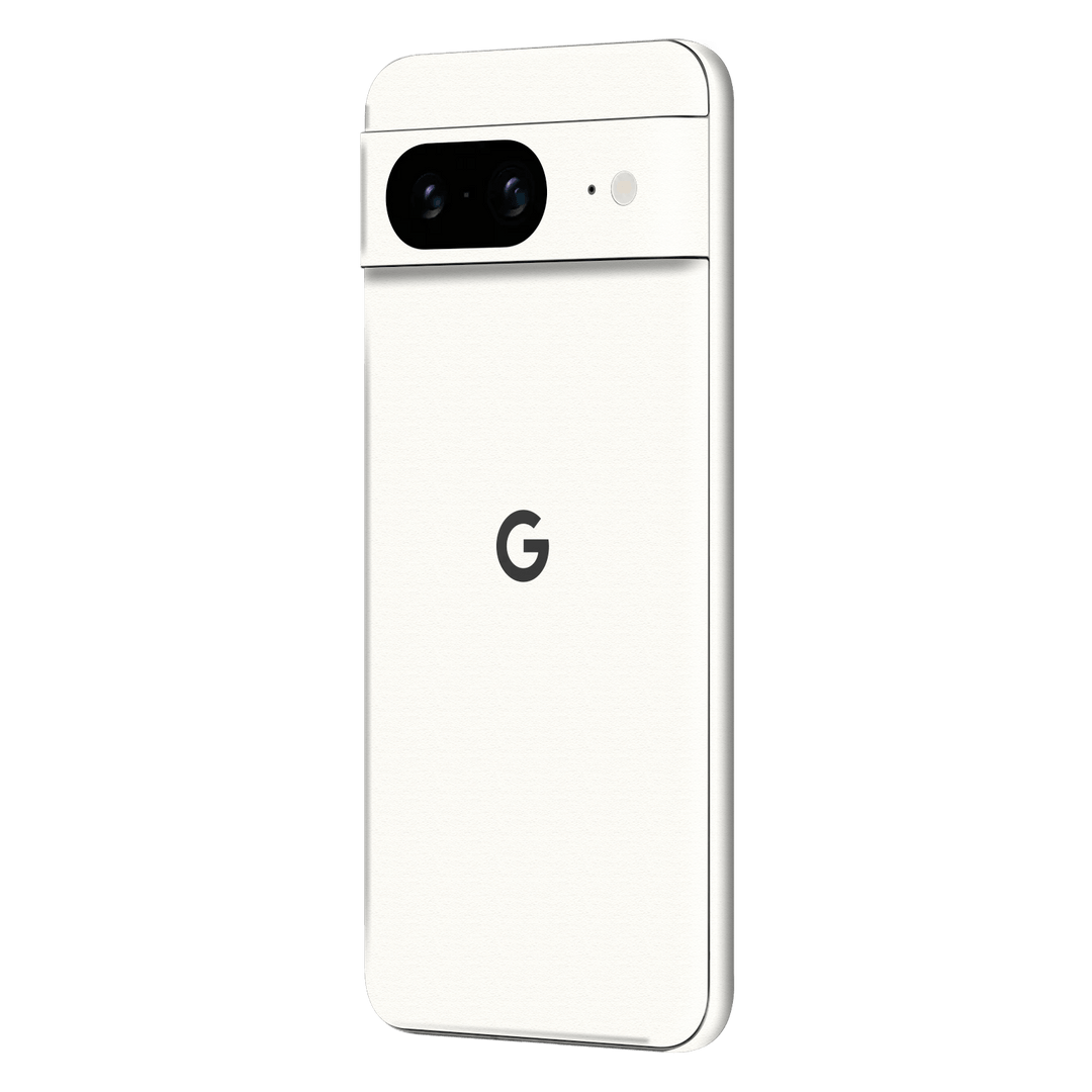 Google Pixel 8 (2023) Luxuria Daisy White 3D Textured Skin Wrap Decal Cover Protector by EasySkinz | EasySkinz.com