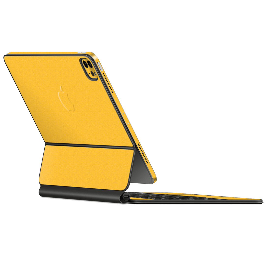 Magic Keyboard for iPad Pro 11" M2 (4th Gen, 2022) Luxuria Tuscany Yellow Matt 3D Textured Skin Wrap Sticker Decal Cover Protector by EasySkinz | EasySkinz.com