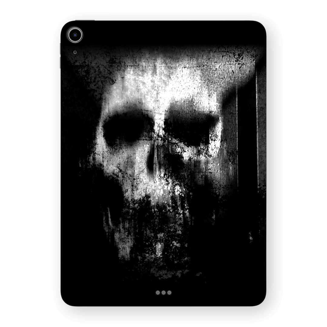 iPad AIR 4/5 (2020/2022) Print Printed Custom SIGNATURE Horror Black & White SKULL Skin, Wrap, Decal, Protector, Cover by EasySkinz | EasySkinz.com