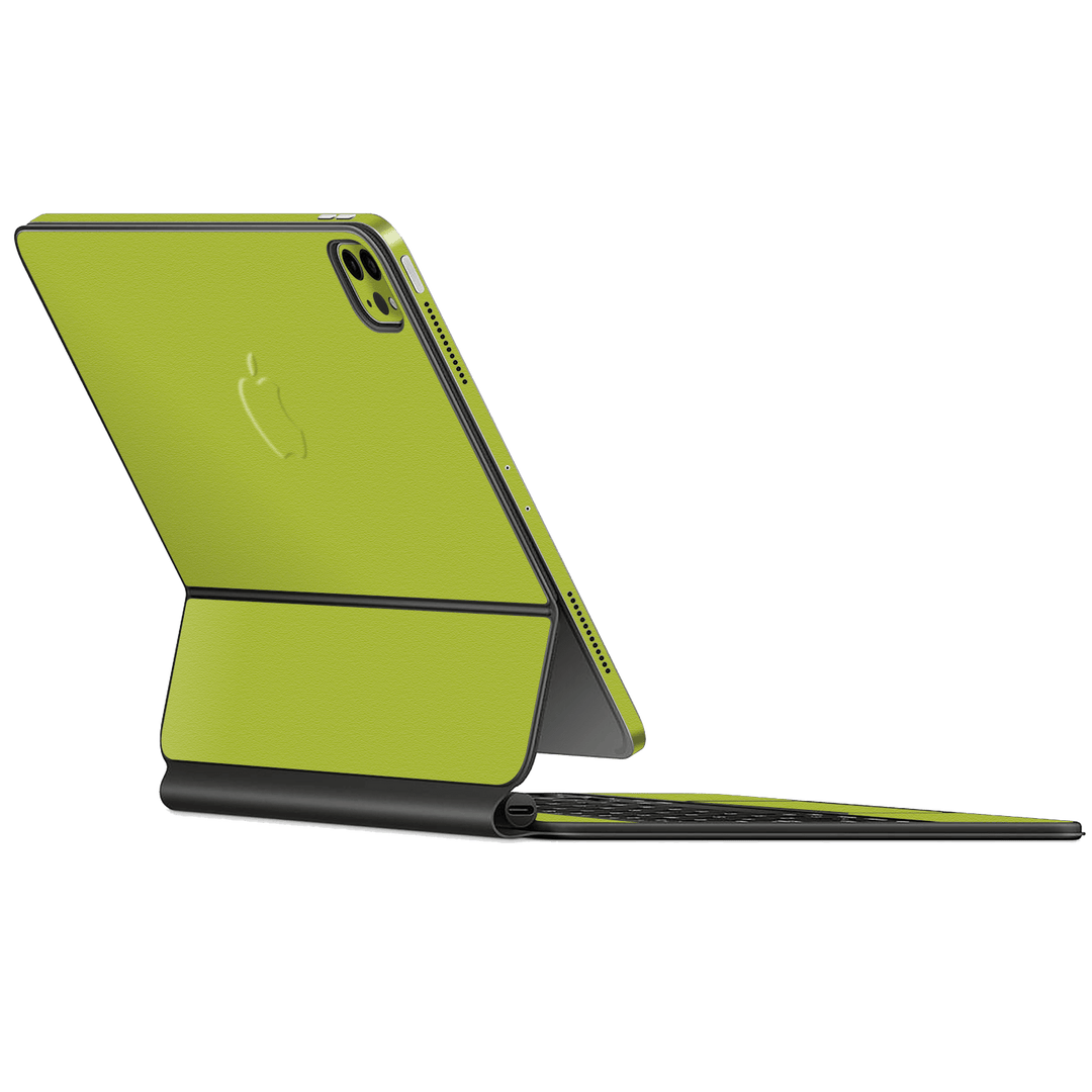Magic Keyboard for iPad Pro 12.9" M2 (6th Gen, 2022) Luxuria Lime Green Matt 3D Textured Skin Wrap Sticker Decal Cover Protector by EasySkinz | EasySkinz.com