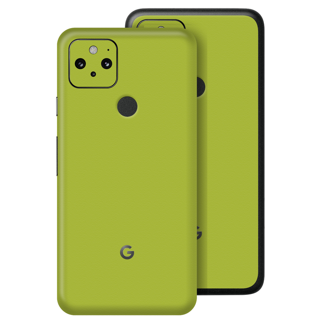 Google Pixel 5 Luxuria Lime Green 3D Textured Skin Wrap Sticker Decal Cover Protector by EasySkinz