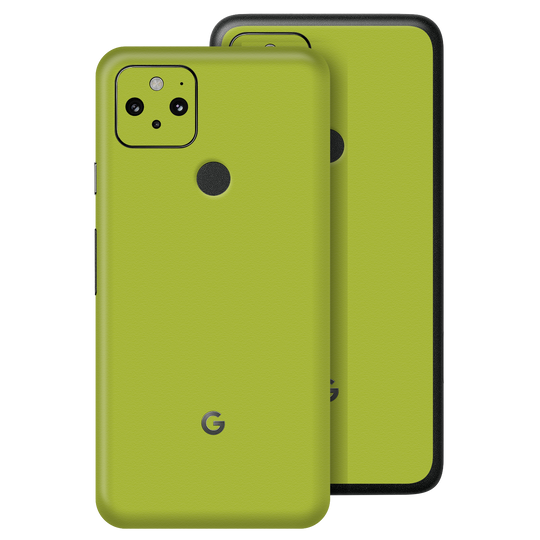 Google Pixel 5 Luxuria Lime Green 3D Textured Skin Wrap Sticker Decal Cover Protector by EasySkinz