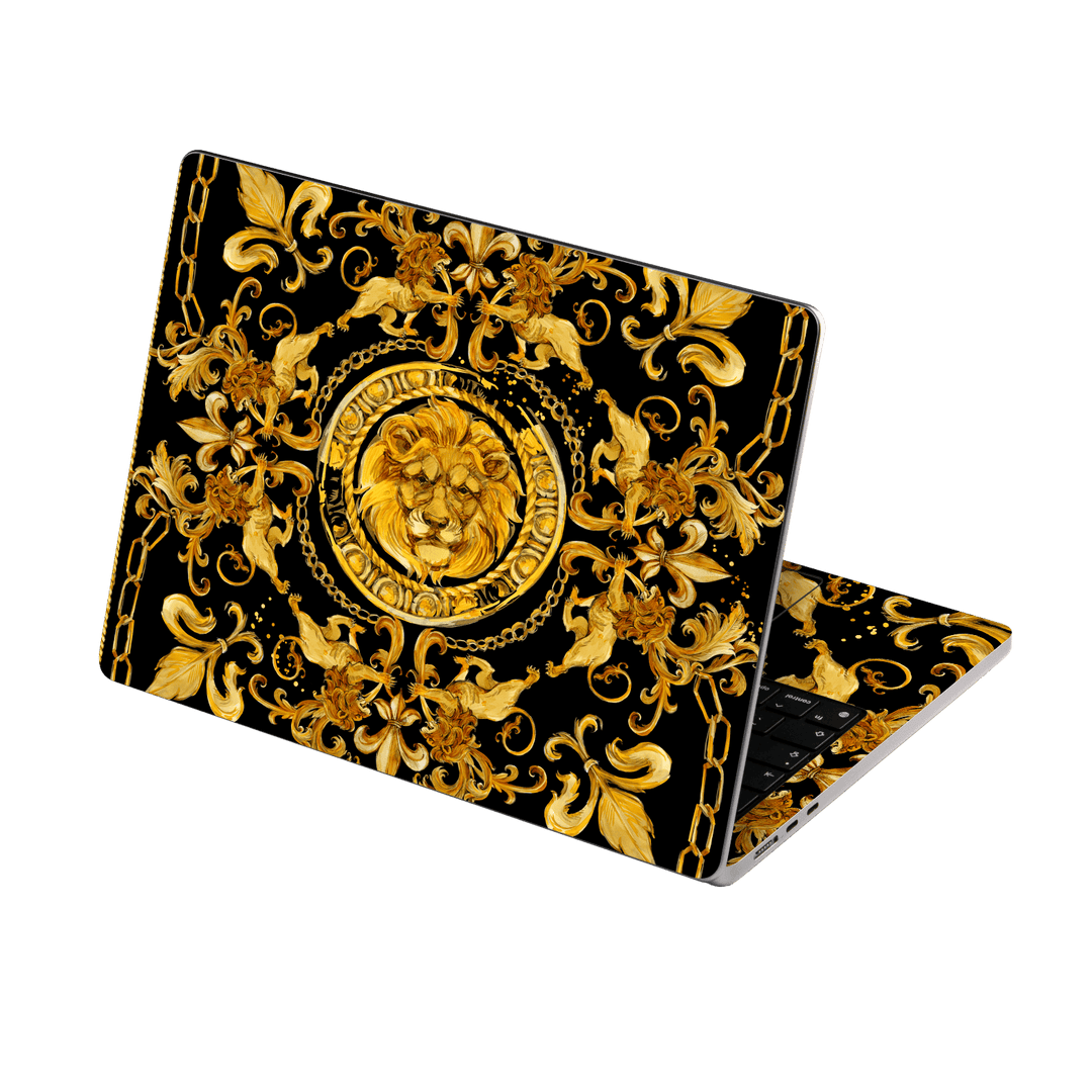 MacBook Air 15" (2023, M2) Print Printed Custom SIGNATURE Baroque Gold Ornaments Skin Wrap Sticker Decal Cover Protector by EasySkinz | EasySkinz.com