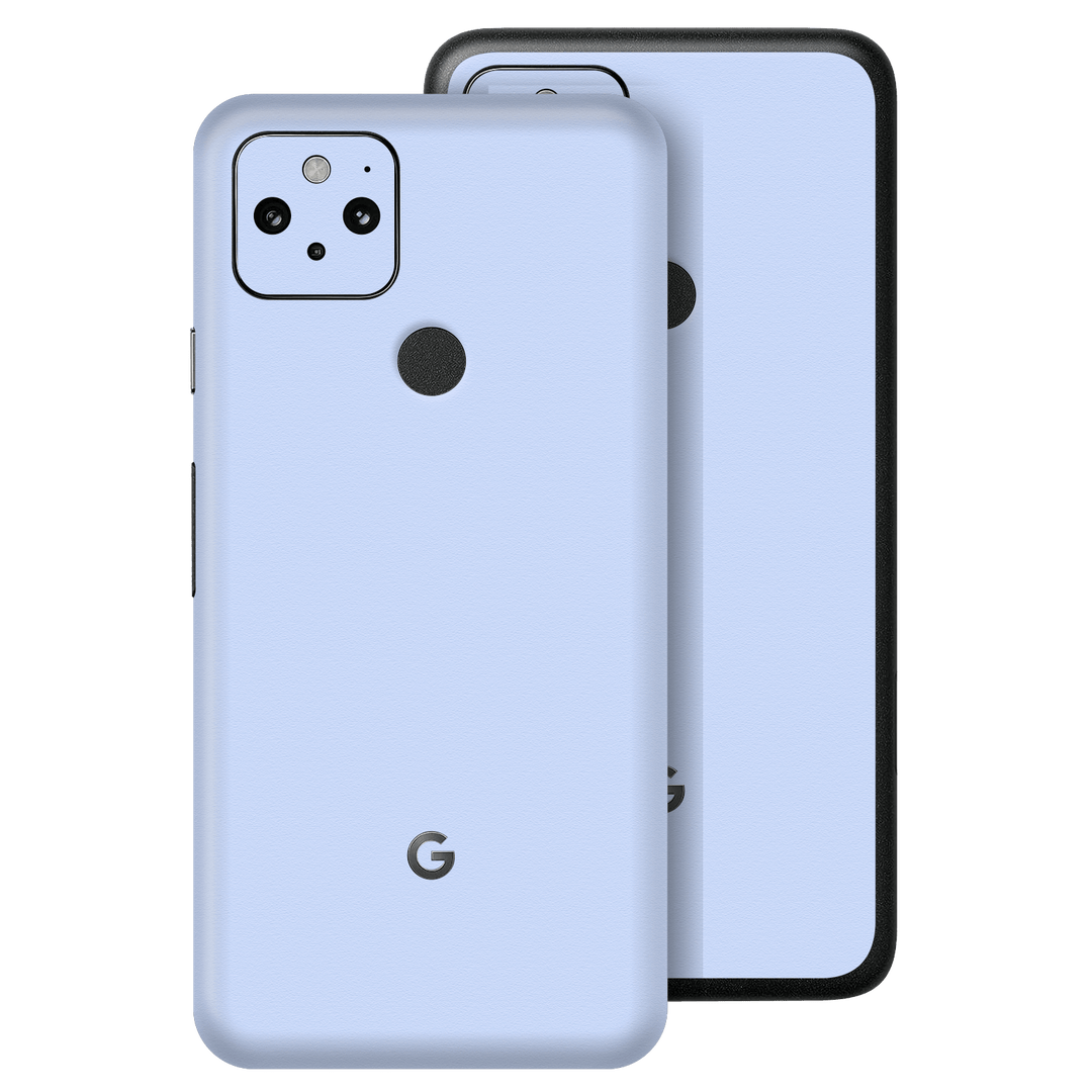Google Pixel 5 Luxuria August Pastel Blue 3D Textured Skin Wrap Sticker Decal Cover Protector by EasySkinz | EasySkinz.com