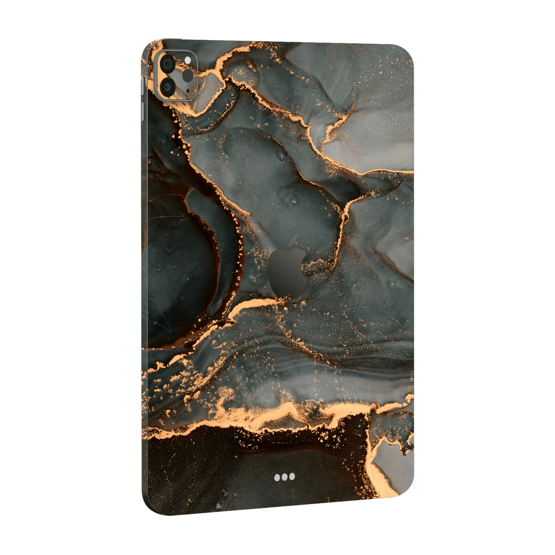 iPad PRO 12.9" (2021) Print Printed Custom SIGNATURE AGATE GEODE Deep Forest Skin, Wrap, Decal, Protector, Cover by EasySkinz | EasySkinz.com
