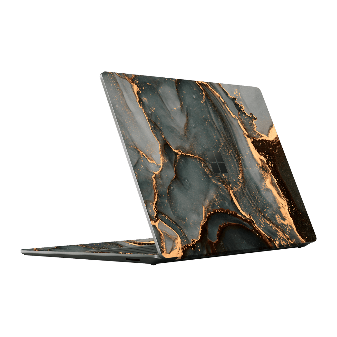 Microsoft Surface Laptop 5, 15" Print Printed Custom SIGNATURE AGATE GEODE Deep Forest Skin, Wrap, Decal, Protector, Cover by EasySkinz | EasySkinz.com