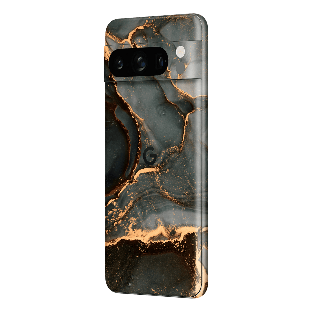 Google Pixel 8 PRO (2023) Print Printed Custom SIGNATURE AGATE GEODE Deep Forest Skin, Wrap, Decal, Protector, Cover by EasySkinz | EasySkinz.com
