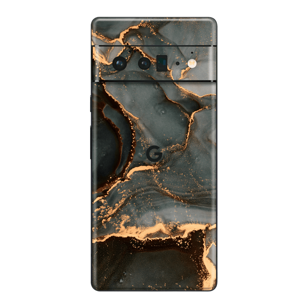 Google Pixel 6 PRO Print Printed Custom SIGNATURE AGATE GEODE Deep Forest Skin, Wrap, Decal, Protector, Cover by EasySkinz | EasySkinz.com