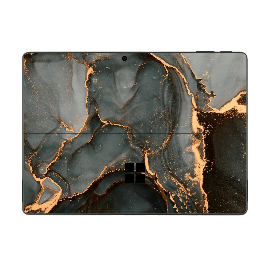 Microsoft Surface Pro 9 Print Printed Custom SIGNATURE AGATE GEODE Deep Forest Skin, Wrap, Decal, Protector, Cover by EasySkinz | EasySkinz.com