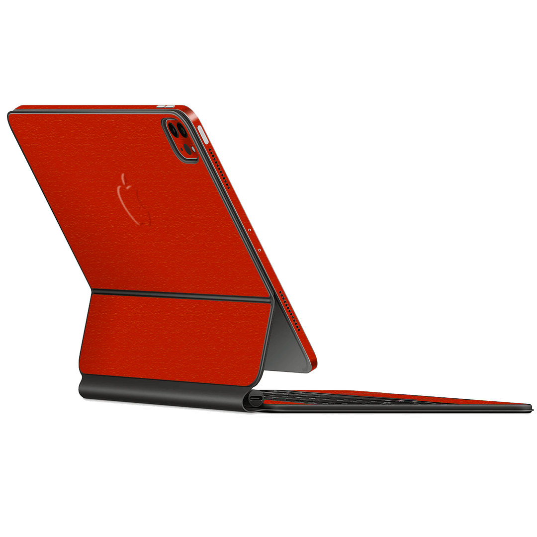 Magic Keyboard for iPad Pro 11" M2 (4th Gen, 2022) Luxuria Red Cherry Juice Matt 3D Textured Skin Wrap Sticker Decal Cover Protector by EasySkinz | EasySkinz.com