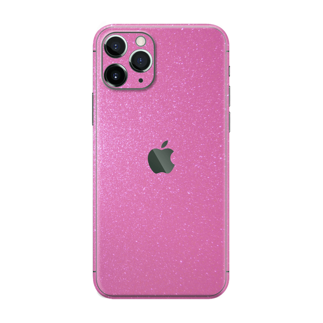 iPhone 11 PRO Diamond Pink Shimmering Sparkling Glitter Skin Wrap Sticker Decal Cover Protector by EasySkinz | EasySkinz.com