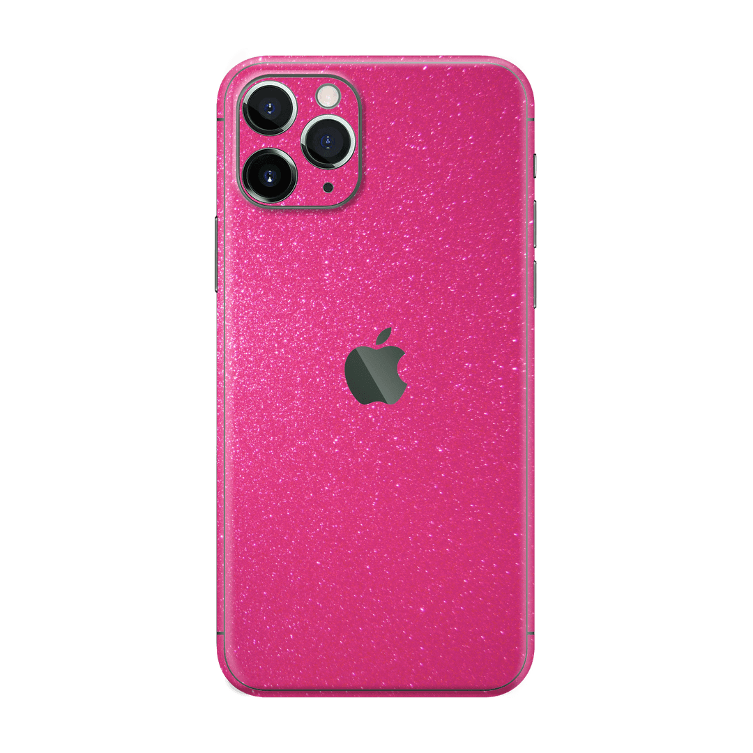 iPhone 11 PRO Diamond Magenta Candy Shimmering Sparkling Glitter Skin Wrap Sticker Decal Cover Protector by EasySkinz | EasySkinz.com