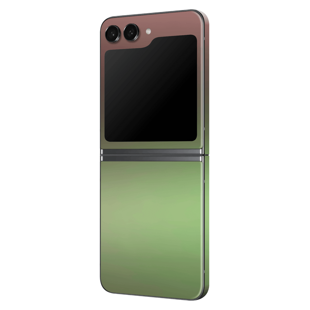 Samsung Galaxy Z Flip 5 (2023) Chameleon Avocado Colour-changing Metallic Skin Wrap Sticker Decal Cover Protector by EasySkinz | EasySkinz.com