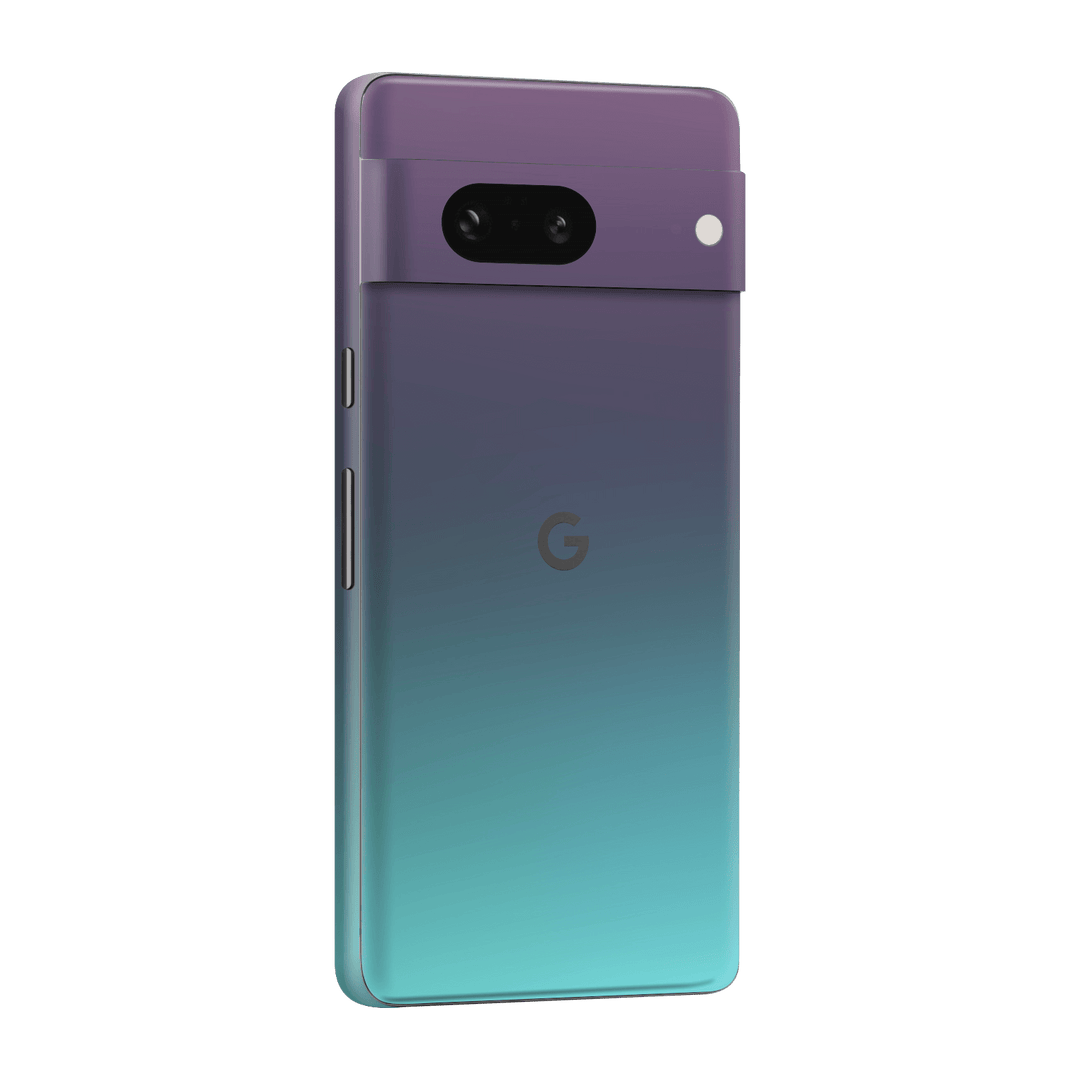Google Pixel 7a (2023) Chameleon Turquoise-Lavender Lilac Colour-changing Metallic Skin Wrap Sticker Decal Cover Protector by EasySkinz | EasySkinz.com