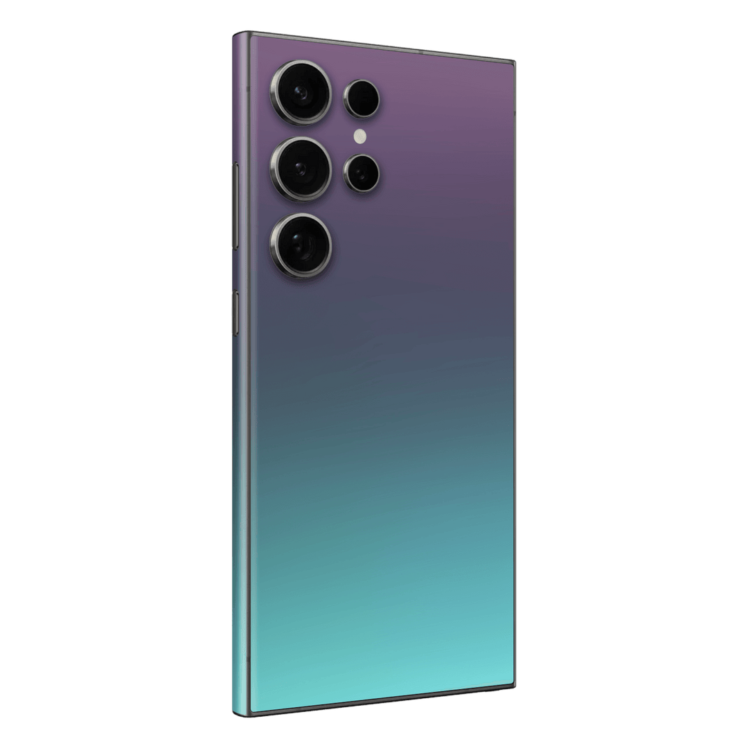 Samsung Galaxy S24 ULTRA Chameleon Turquoise-Lavender Lilac Colour-changing Metallic Skin Wrap Sticker Decal Cover Protector by EasySkinz | EasySkinz.com