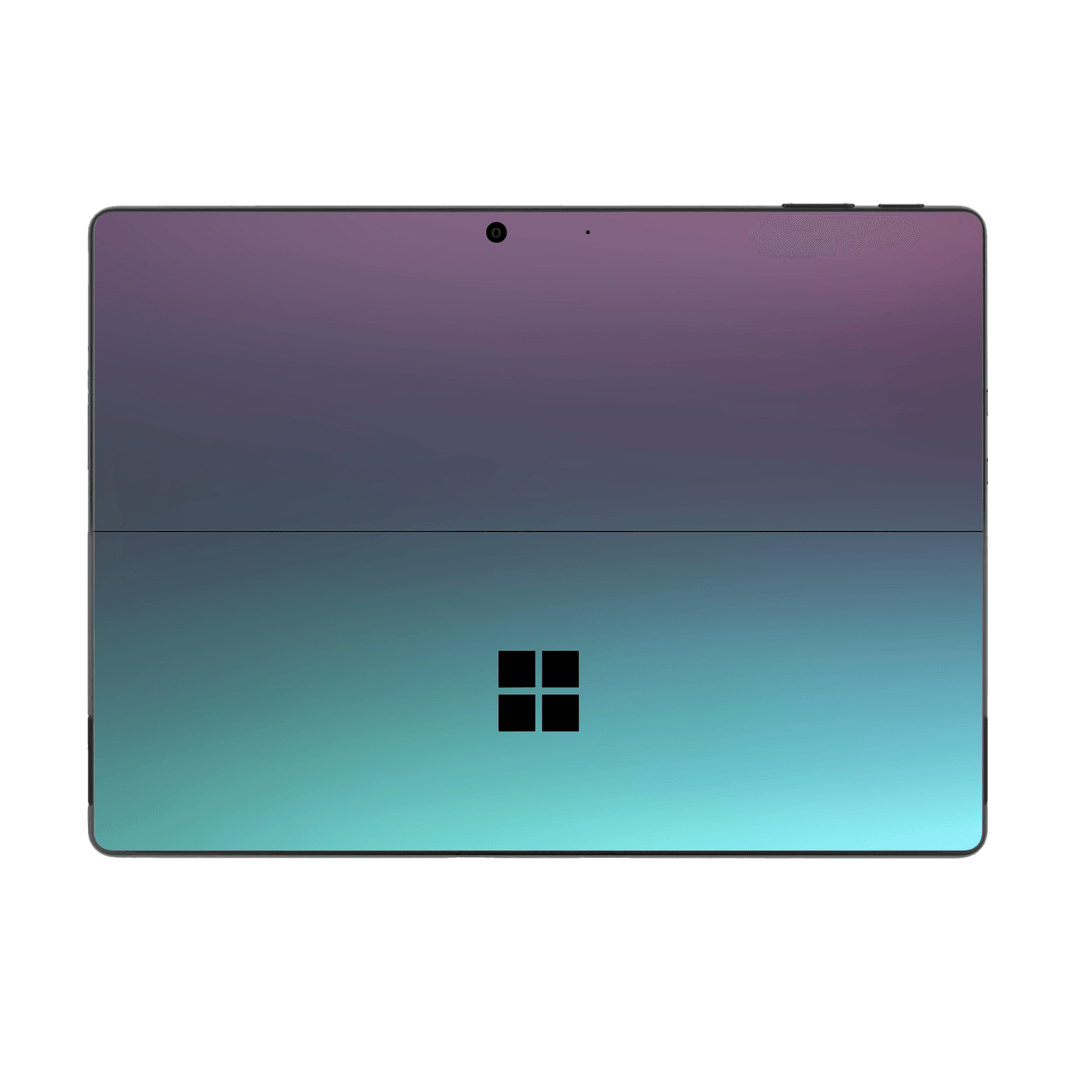 Microsoft Surface Pro 9 Chameleon Turquoise-Lavender Lilac Colour-changing Metallic Skin Wrap Sticker Decal Cover Protector by EasySkinz | EasySkinz.com