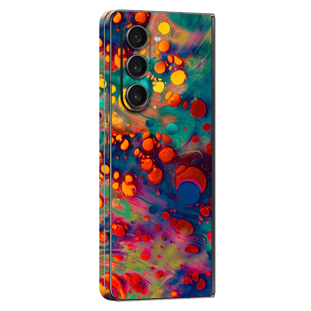 Samsung Galaxy Z Fold 5 (2023) Print Printed Custom SIGNATURE Abstract Art Impression Skin Wrap Sticker Decal Cover Protector by EasySkinz | EasySkinz.com