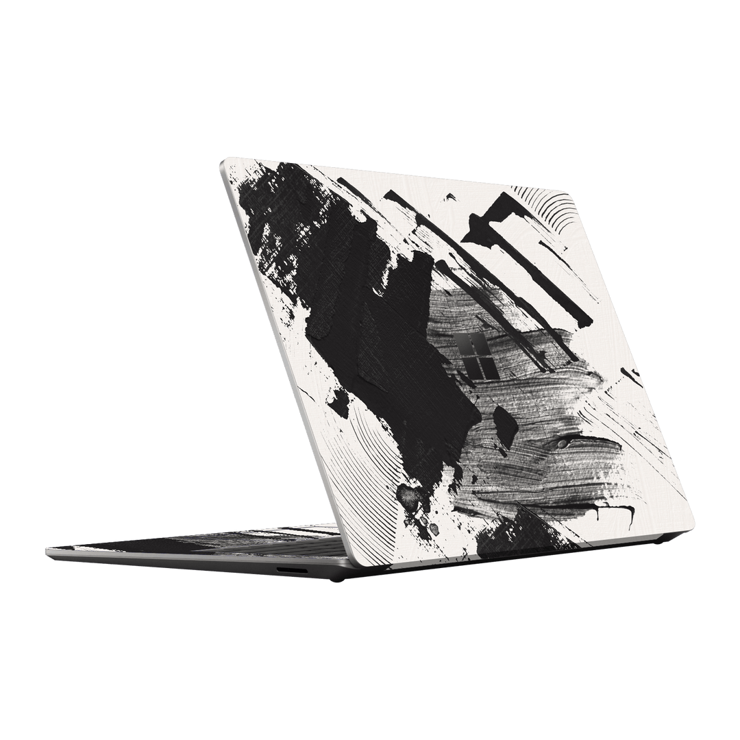 Microsoft Surface Laptop 5, 15" Print Printed Custom SIGNATURE Black and White Madness Skin Wrap Sticker Decal Cover Protector by EasySkinz | EasySkinz.com
