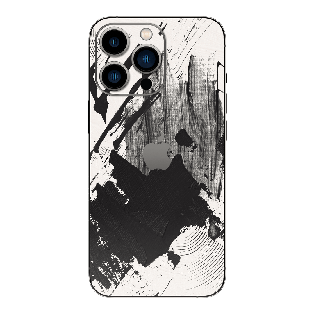 iPhone 15 Pro MAX Print Printed Custom SIGNATURE Black and White Madness Skin Wrap Sticker Decal Cover Protector by EasySkinz | EasySkinz.com