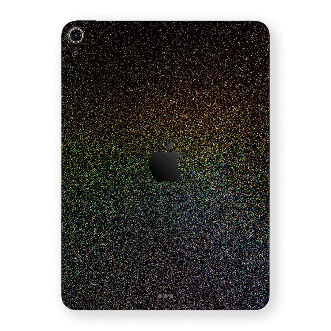 iPad AIR 4/5 (2020/2022) GALAXY Galactic Black Milky Way Rainbow Sparkling Metallic Gloss Finish Skin Wrap Sticker Decal Cover Protector by EasySkinz | EasySkinz.com