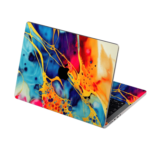 MacBook PRO 16" (2021/2023) Print Printed Custom SIGNATURE Five Senses Art Colours Colors Colorful Colourful Skin Wrap Sticker Decal Cover Protector by EasySkinz | EasySkinz.com