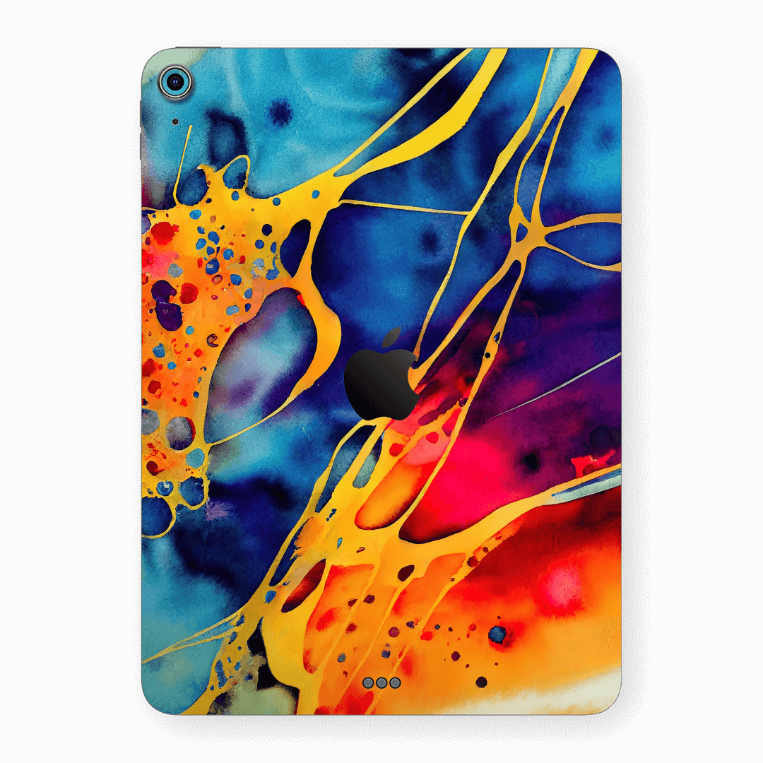 iPad AIR 4/5 (2020/2022) Print Printed Custom SIGNATURE Five Senses Art Colours Colors Colorful Colourful Skin Wrap Sticker Decal Cover Protector by EasySkinz | EasySkinz.com