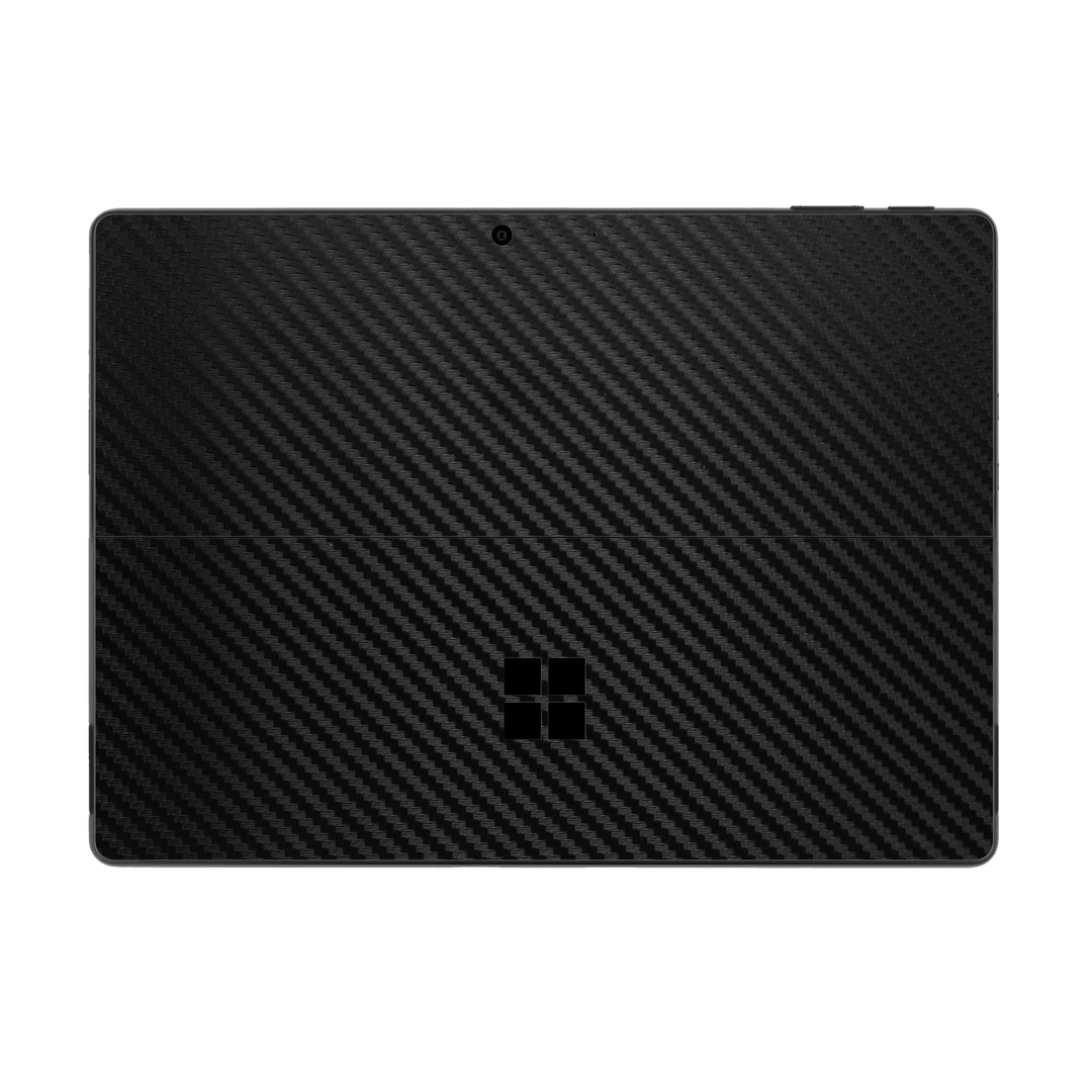 Microsoft Surface Pro 9 Black 3D Textured Carbon Fibre Fiber Skin Wrap Sticker Decal Cover Protector by EasySkinz | EasySkinz.com