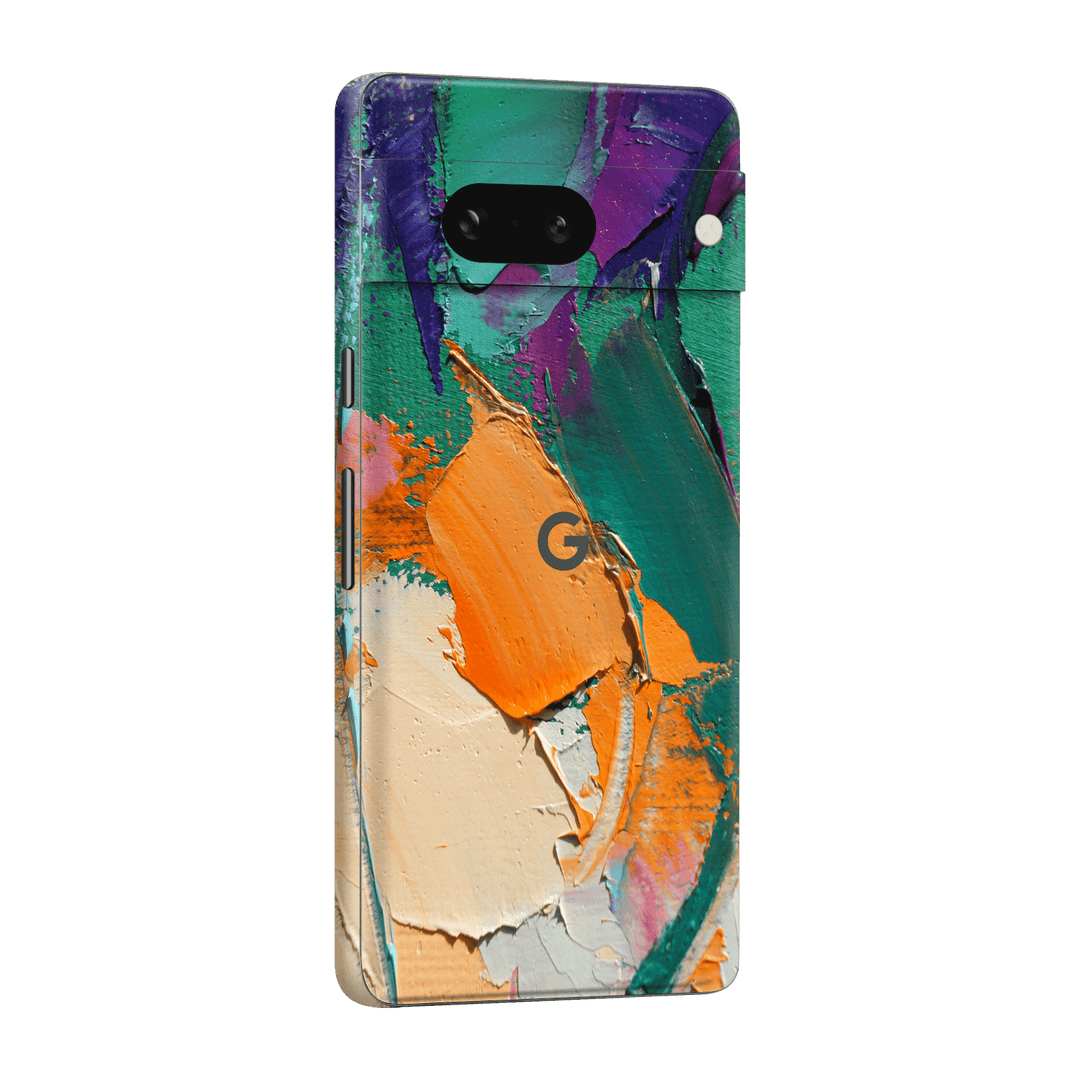 Google Pixel 7a (2023) Print Printed Custom SIGNATURE Oil Painting Fragment Skin Wrap Sticker Decal Cover Protector by EasySkinz | EasySkinz.com