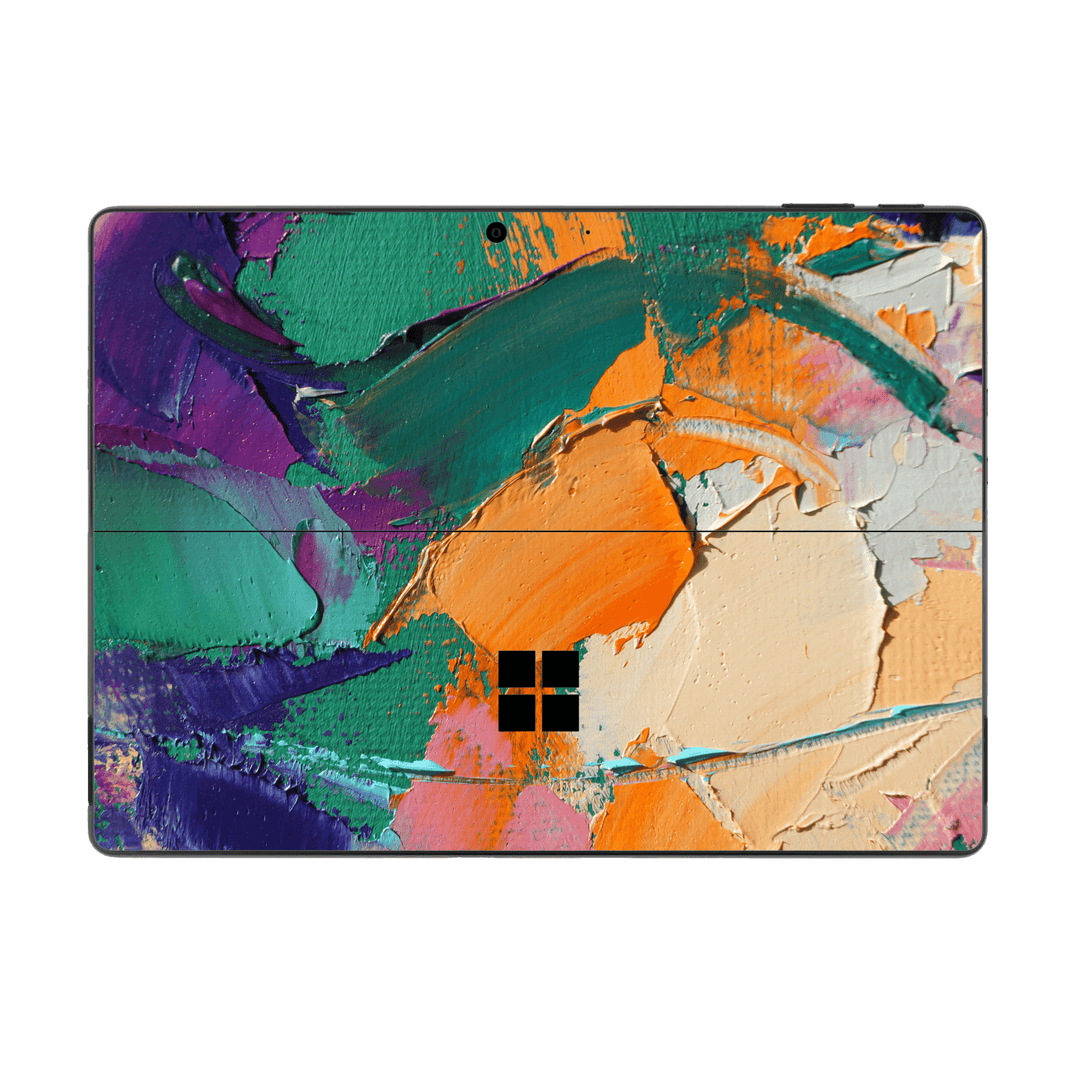 Microsoft Surface Pro 9 Print Printed Custom SIGNATURE Oil Painting Fragment Skin Wrap Sticker Decal Cover Protector by EasySkinz | EasySkinz.com