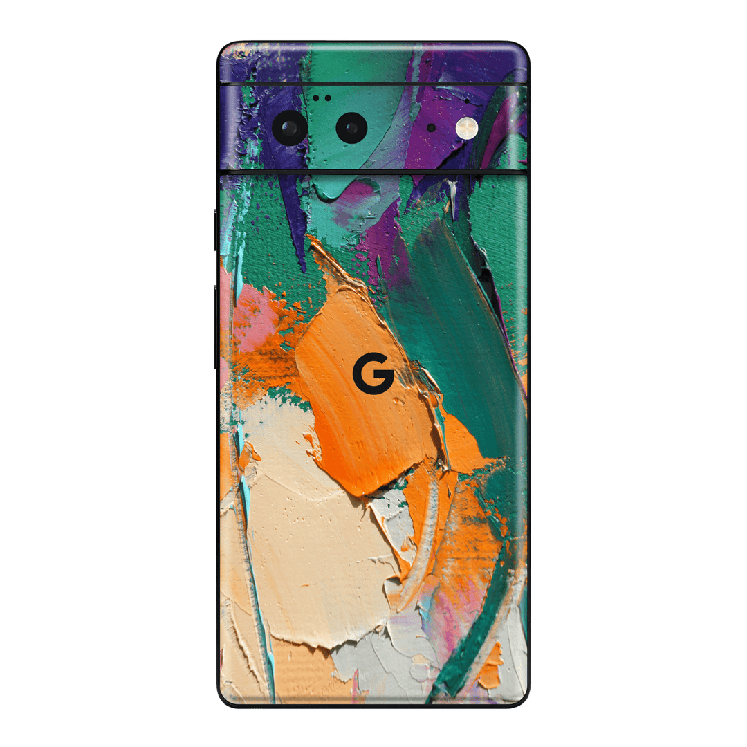 Google Pixel 6 Print Printed Custom SIGNATURE Oil Painting Fragment Skin Wrap Sticker Decal Cover Protector by EasySkinz | EasySkinz.com