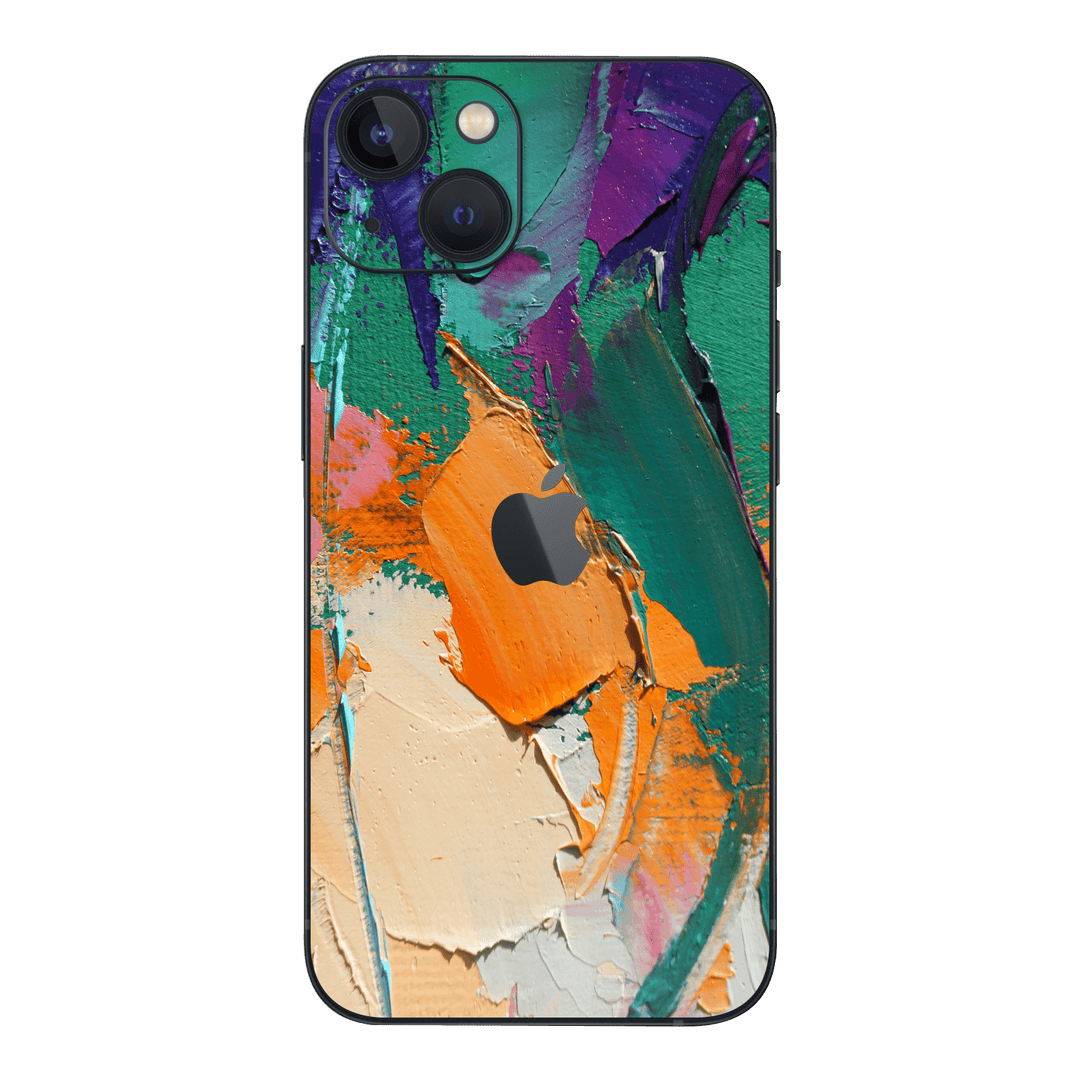 iPhone 15 Plus Print Printed Custom SIGNATURE Oil Painting Fragment Skin Wrap Sticker Decal Cover Protector by EasySkinz | EasySkinz.com