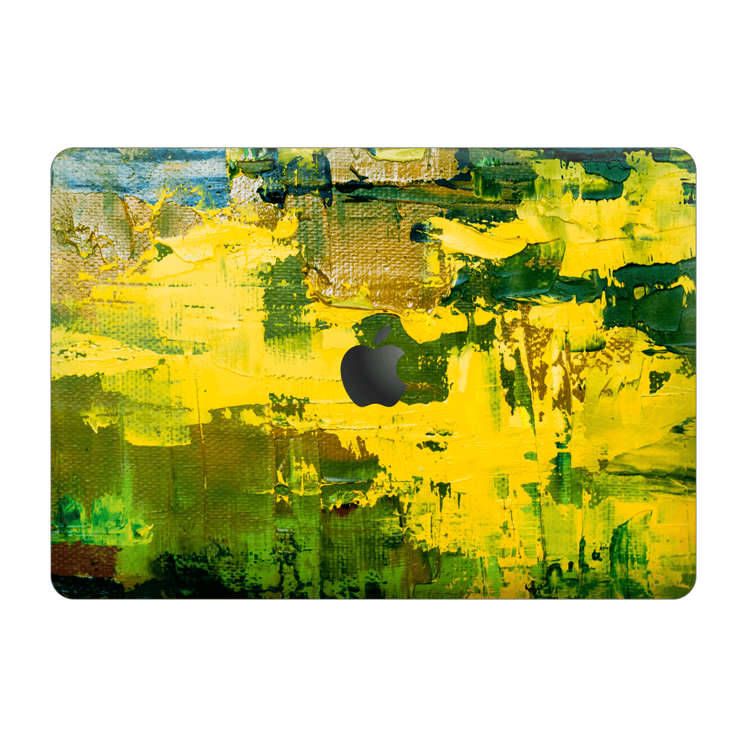 MacBook PRO 16" (2019) Print Printed Custom SIGNATURE Santa Barbara Landscape in Green and Yellow Skin Wrap Sticker Decal Cover Protector by EasySkinz | EasySkinz.com