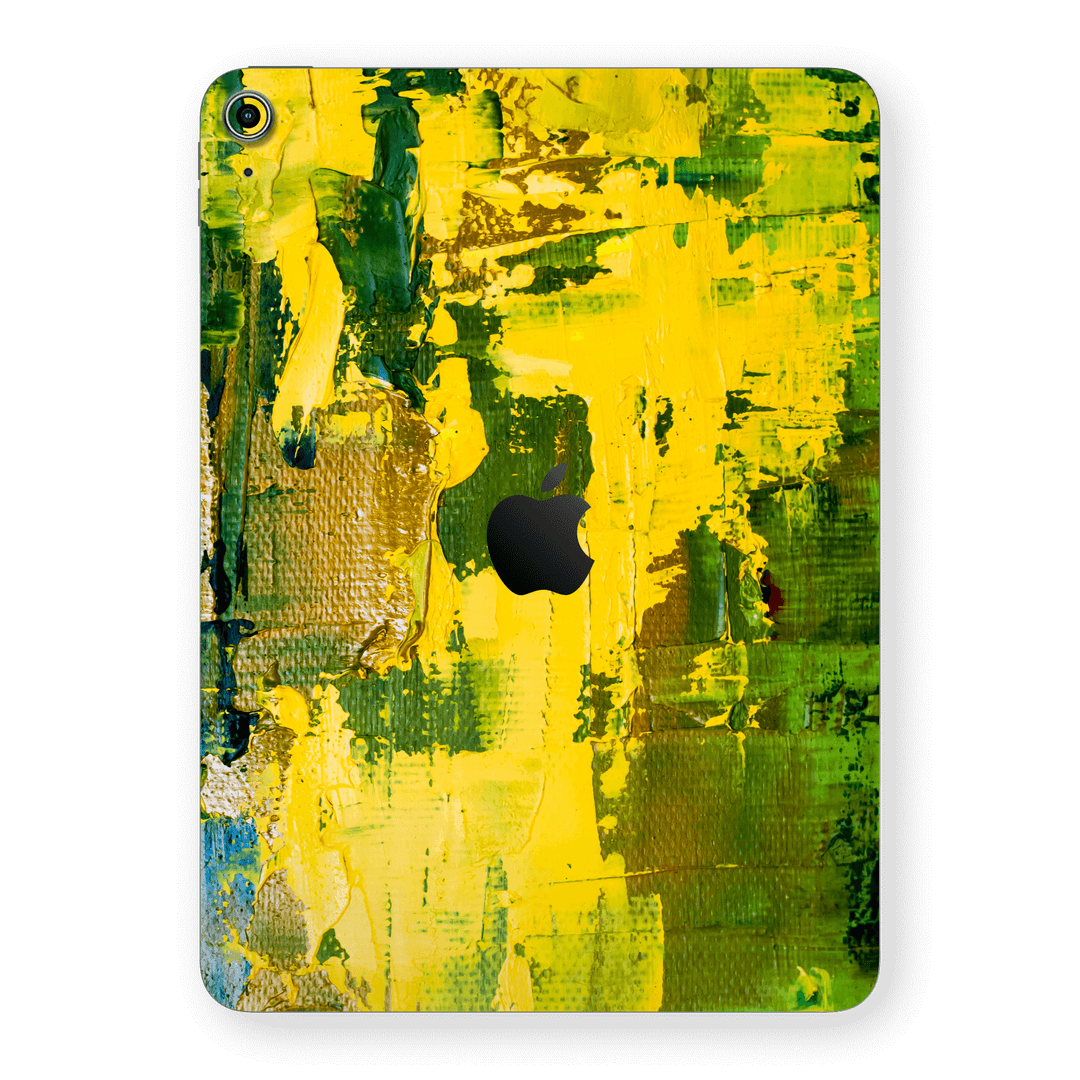 iPad 10.9” (10th Gen, 2022) Print Printed Custom SIGNATURE Santa Barbara Landscape in Green and Yellow Skin Wrap Sticker Decal Cover Protector by EasySkinz | EasySkinz.com