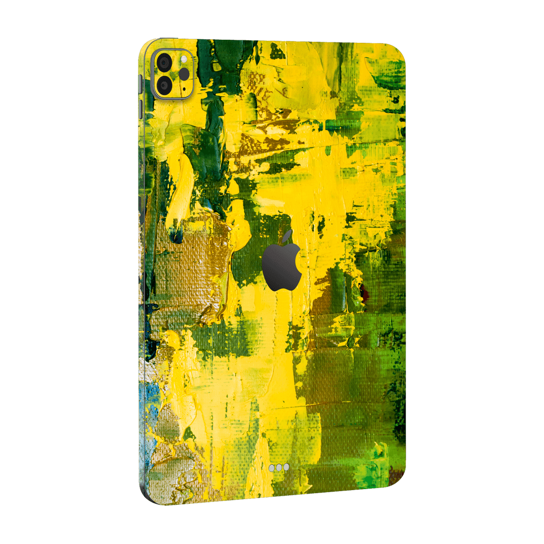 iPad PRO 11" (2020) Print Printed Custom SIGNATURE Santa Barbara Landscape in Green and Yellow Skin Wrap Sticker Decal Cover Protector by EasySkinz | EasySkinz.com