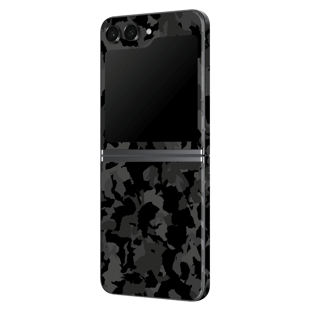 Samsung Galaxy Z Flip 5 (2023) Print Printed Custom SIGNATURE Camouflage Camo DARK SLATE Skin Wrap Sticker Decal Cover Protector by EasySkinz | EasySkinz.com