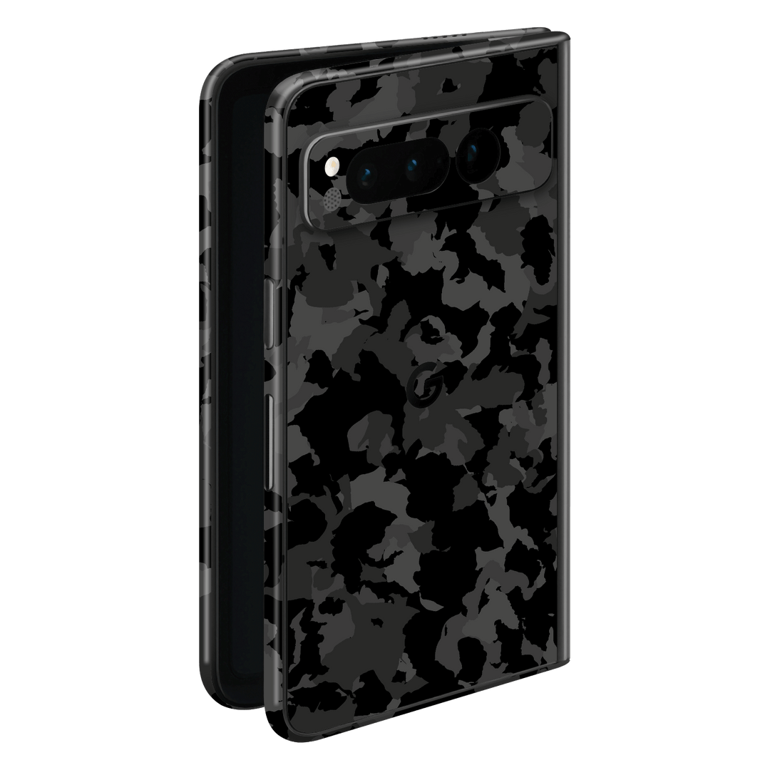 Google Pixel FOLD (2023) Print Printed Custom SIGNATURE Camouflage Camo DARK SLATE Skin Wrap Sticker Decal Cover Protector by EasySkinz | EasySkinz.com
