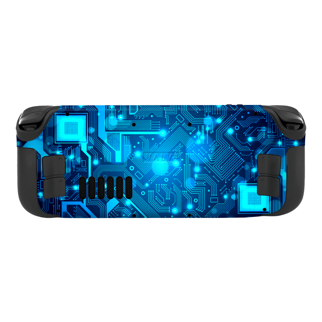 Steam Deck Oled Print Printed Custom Signature Cyber Security PCB Skin Wrap Sticker Decal Cover Protector by EasySkinz | EasySkinz.com