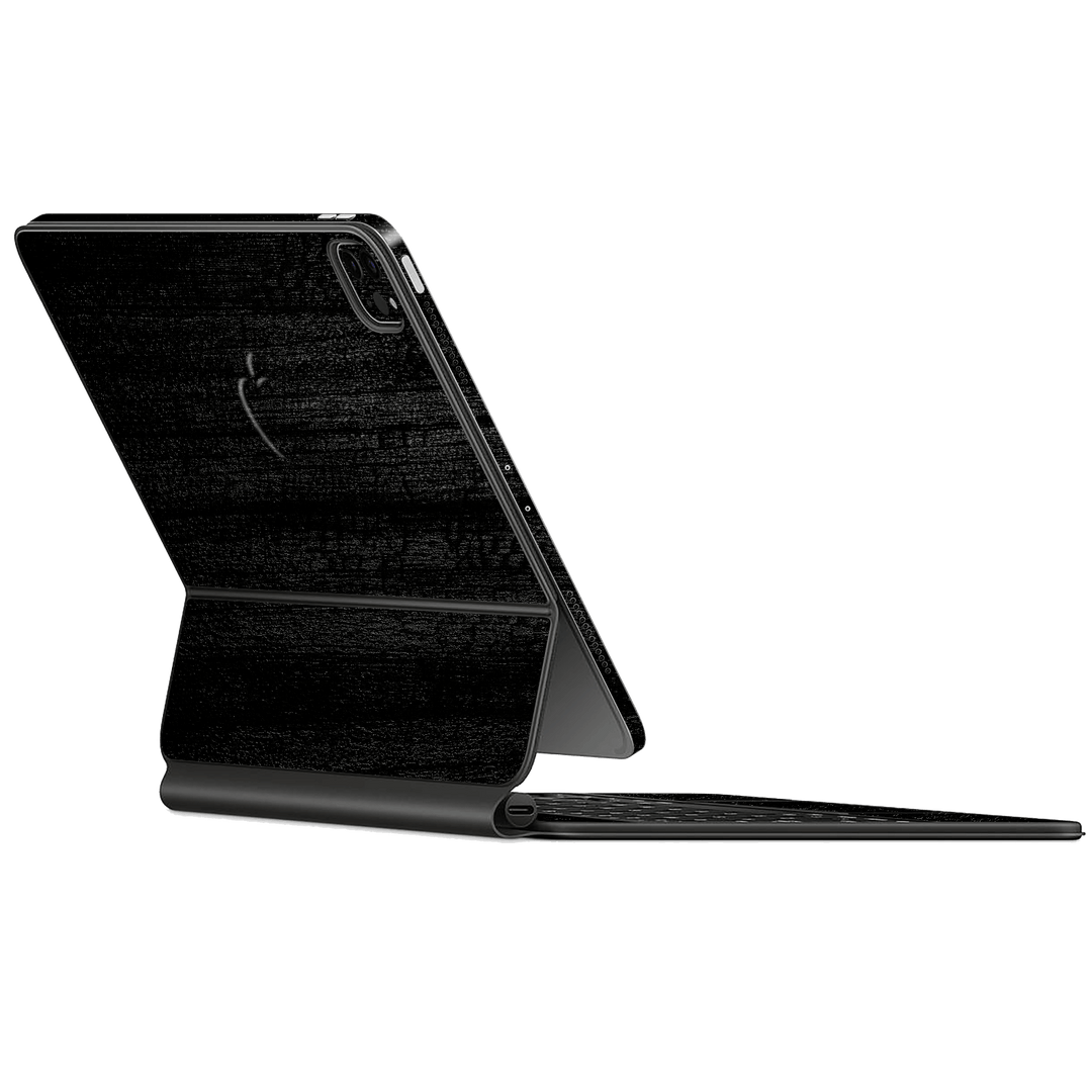 Magic Keyboard for iPad Pro 11" M2 (4th Gen, 2022) Luxuria Black Charcoal Black Dragon Coal Stone 3D Textured Skin Wrap Sticker Decal Cover Protector by EasySkinz | EasySkinz.com