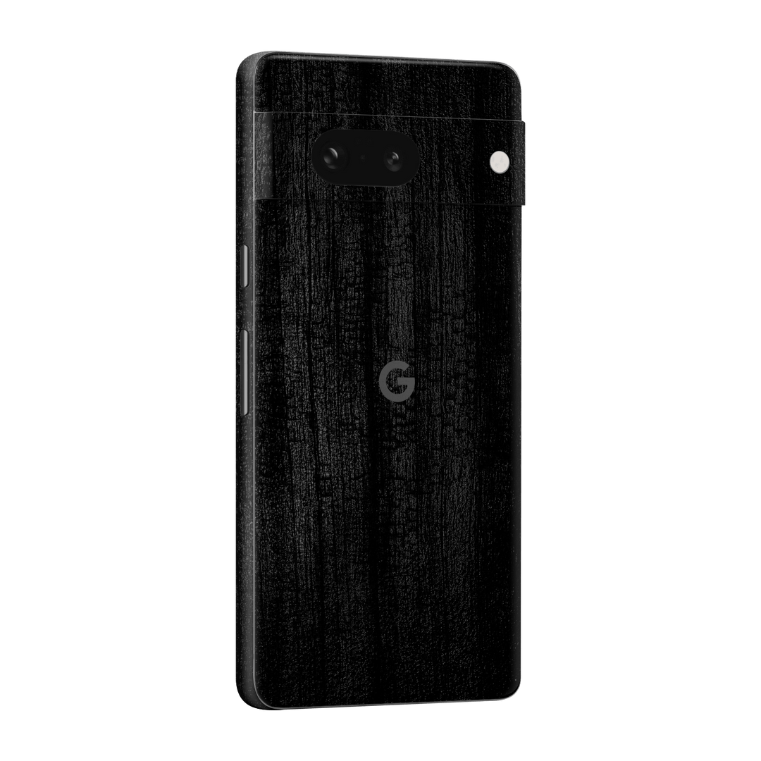Google Pixel 7a (2023) Luxuria Black Charcoal Black Dragon Coal Stone 3D Textured Skin Wrap Sticker Decal Cover Protector by EasySkinz | EasySkinz.com