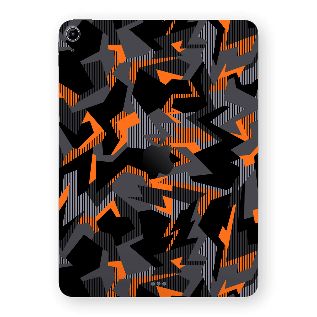 iPad AIR 4/5 (2020/2022) Print Printed Custom SIGNATURE Sharp-Edged Orange Camo Camouflage Skin Wrap Sticker Decal Cover Protector by EasySkinz | EasySkinz.com