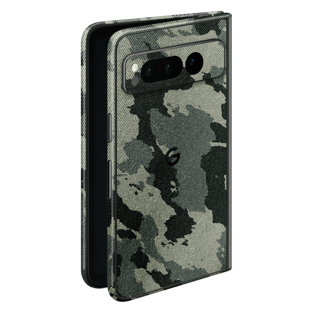 Google Pixel FOLD (2023) Print Printed Custom SIGNATURE Hidden in The Forest Camouflage Pattern Skin Wrap Sticker Decal Cover Protector by EasySkinz | EasySkinz.com