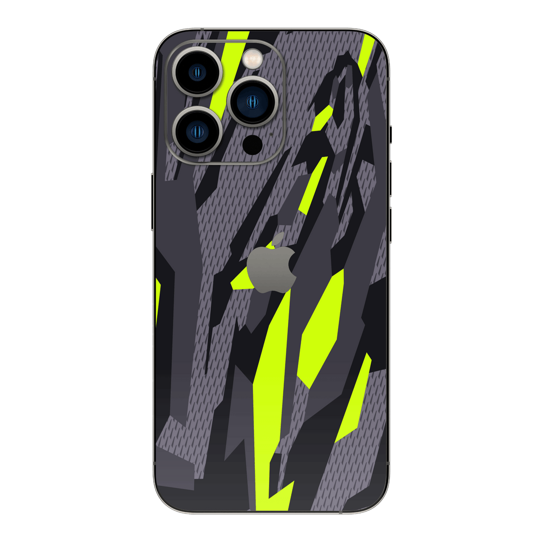 iPhone 15 PRO Print Printed Custom SIGNATURE Abstract Green Camouflage Skin Wrap Sticker Decal Cover Protector by EasySkinz | EasySkinz.com