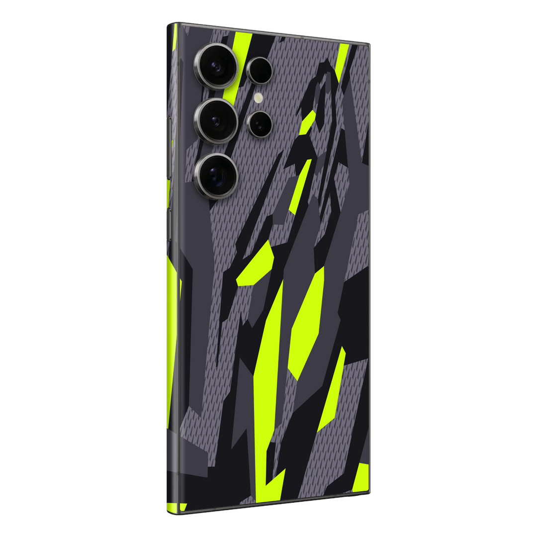 Samsung Galaxy S24 ULTRA Print Printed Custom SIGNATURE Abstract Green Camouflage Skin Wrap Sticker Decal Cover Protector by EasySkinz | EasySkinz.com