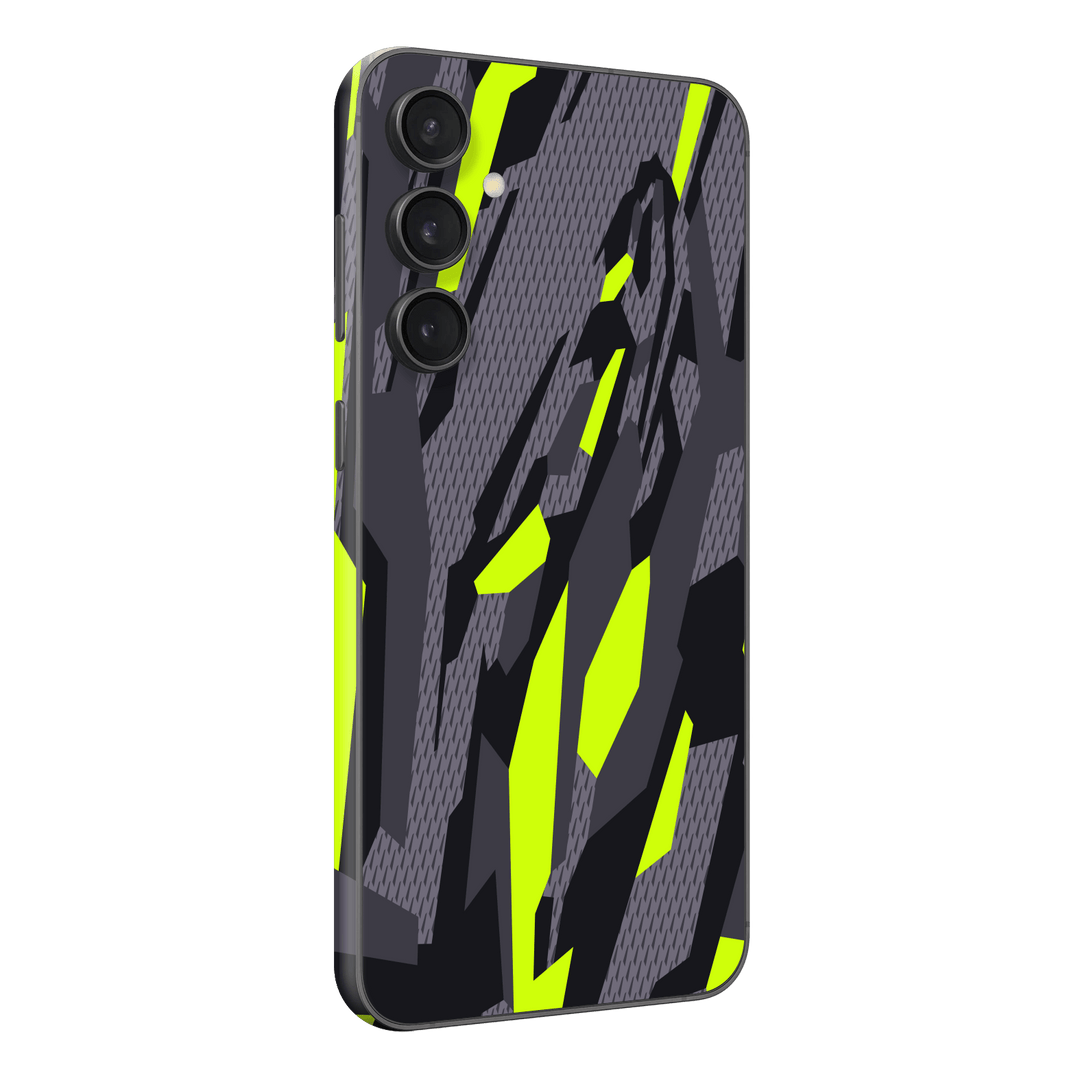 Samsung Galaxy S23 (FE) Print Printed Custom SIGNATURE Abstract Green Camouflage Skin Wrap Sticker Decal Cover Protector by EasySkinz | EasySkinz.com