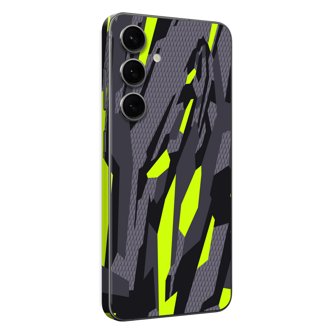 Samsung Galaxy S24+ PLUS Print Printed Custom SIGNATURE Abstract Green Camouflage Skin Wrap Sticker Decal Cover Protector by EasySkinz | EasySkinz.com