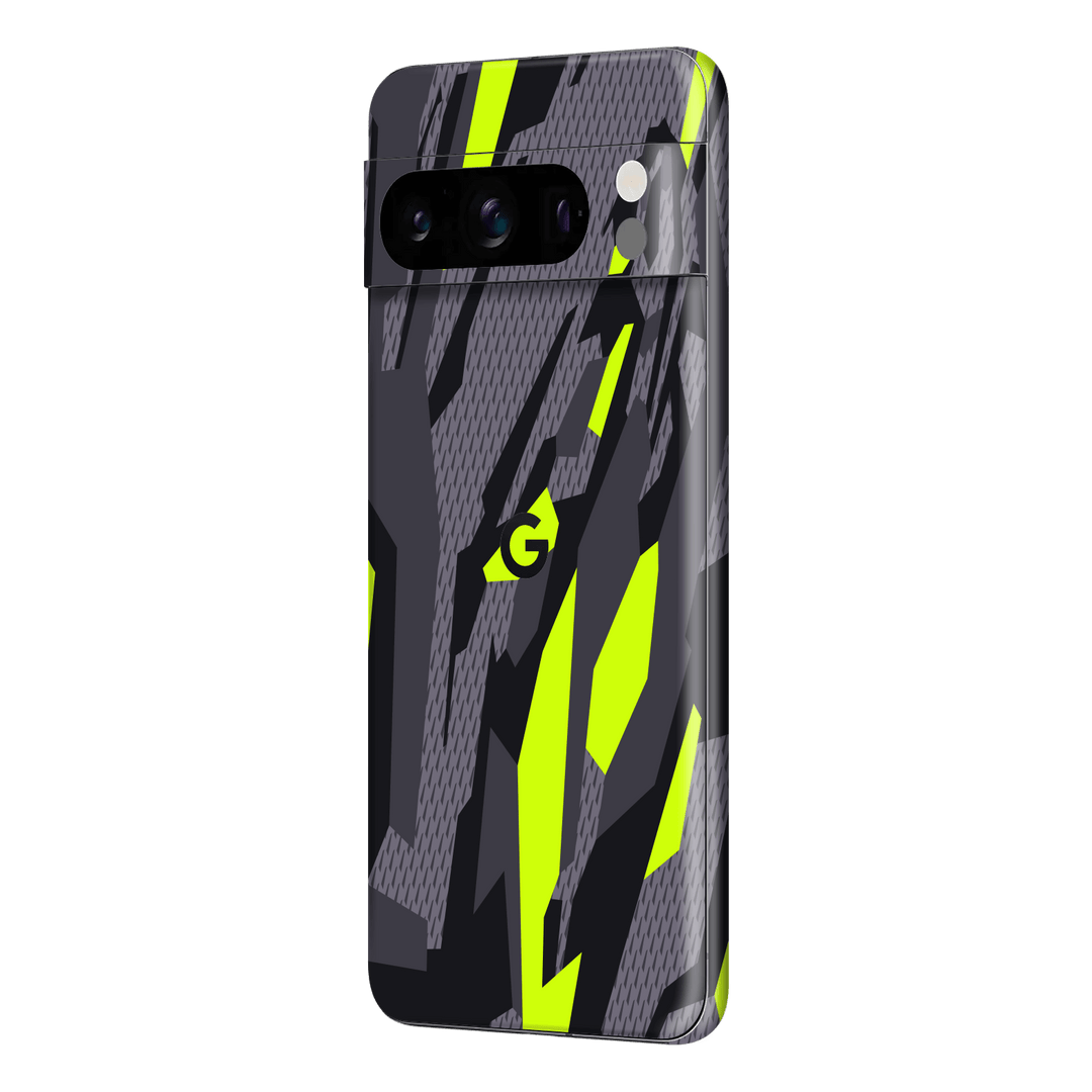 Google Pixel 8 PRO (2023) Print Printed Custom SIGNATURE Abstract Green Camouflage Skin Wrap Sticker Decal Cover Protector by EasySkinz | EasySkinz.com