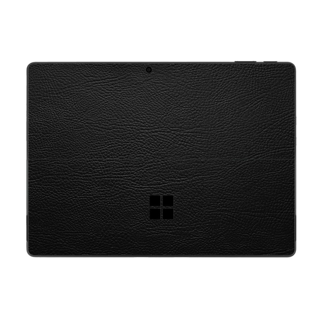 Microsoft Surface Pro 9 Luxuria BLACK LEATHER Riders Skin Wrap Sticker Decal Cover Protector by EasySkinz | EasySkinz.com